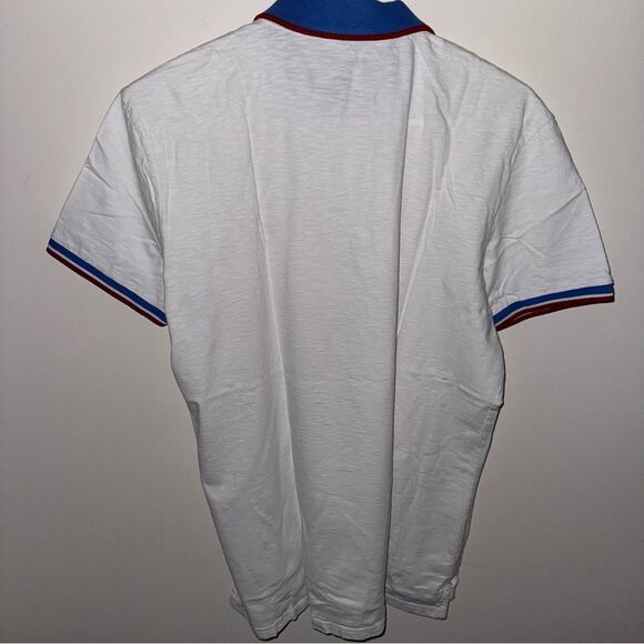 American Eagle Outfitters Men's White Slim Fit Polo T-Shirt - Picture 10 of 11